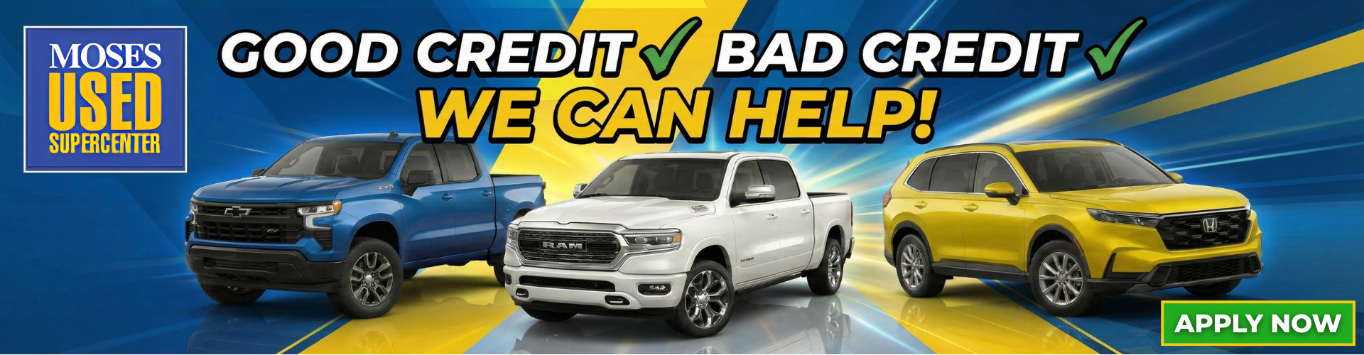 Good Credit Bad Credit We Can Help You at Moses Used Supercenter in Saint Albans 